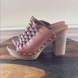 Michael Kors Mules with Wooden Platform 10